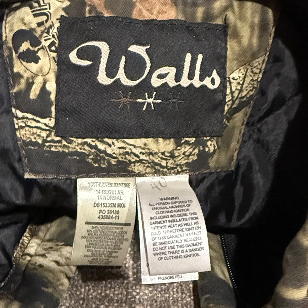 Walls Camouflage insulated Youth coveralls - Picture 2 of 8